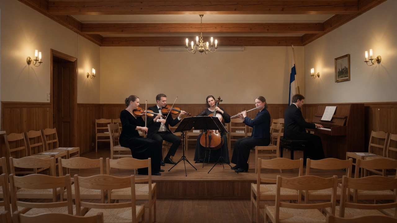 Bändisivu-pohja Harmonia, kalenteri ja kuuntelu