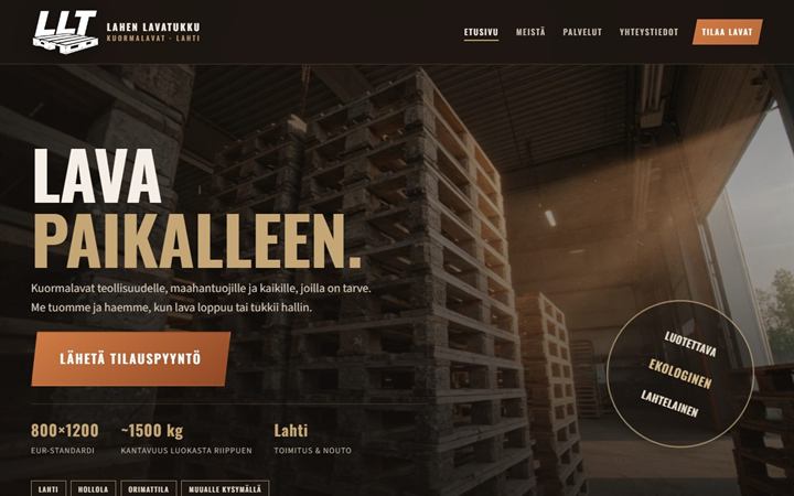 Lahen Lavatukun etusivu